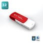 CLÉ USB Ryval Clé USB R360 32 Go Rouge
