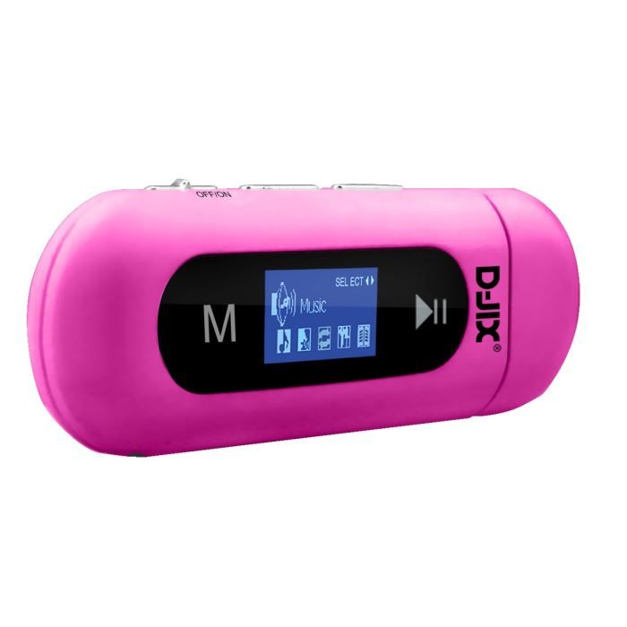 DJIX C190 2Go Rose Lecteur audio Clé USB