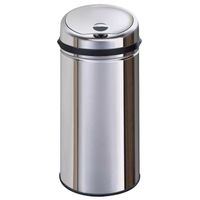POUBELLE - CORBEILLE Poubelle automatique 42 Litres couvercle chromé