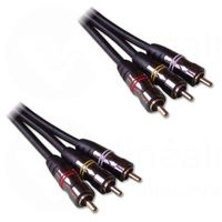 3 x RCA mâle / 3 x RCA mâle 3 x RCA mâle / 3 x RCA mâle