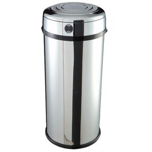 POUBELLE - CORBEILLE Poubelle automatique inox 52L + séparateur de sacs