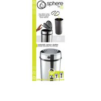 POUBELLE - CORBEILLE Poubelle automatique inox 52L + séparateur de sacs