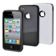 HOUSSE-COQUE TELEPHONE Muvit Pack de 2 coques silicone pour iPhone 4