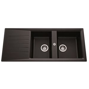 LAVABO - ÉVIER EWI - Emeraude - Evier 2 bacs 1 égouttoir LAVABO - ÉVIER EWI - Emeraude - Evier 2 bacs 1 égouttoir