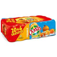Soda - Thé glacé OASIS Orange 20X33CL+ 4 GRATUITS