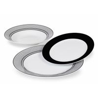 Service Porcelaine 18 pièces MYRIADE NOIR Service Porcelaine 18 pièces MYRIADE NOIR
