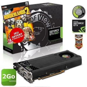 CARTE GRAPHIQUE Point Of View TGT GTX660Ti 2Go GDDR5 UltraCharged