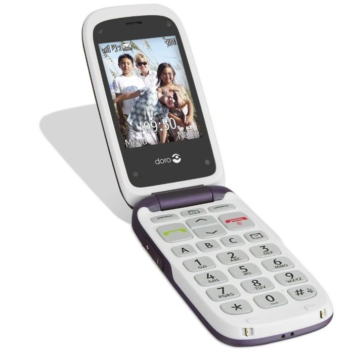Doro 612 Violet téléphone portable, avis et prix pas cher Soldes