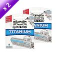 RASOIR MÉCANIQUE WILKINSON Quattro Titanium 4 Lames x2