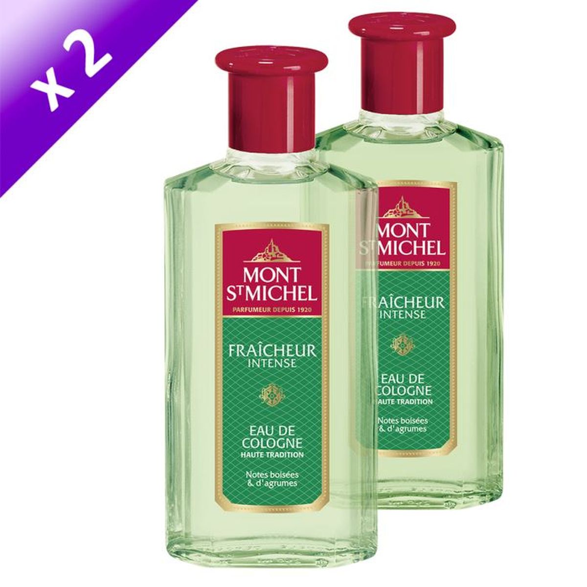 Mont St Michel Eau De Cologne MONT St MICHEL Eau de Cologne Fraîcheur 250ml (x2) - Achat / Vente eau
