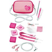 PACK ACCESSOIRES JEUX VIDEO PACK MY PINK HEART / Accessoire console 3DS