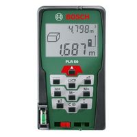 BOSCH Télémètre PLR 50 + étui + dragonne + 4 piles BOSCH Télémètre PLR 50 + étui + dragonne + 4 piles