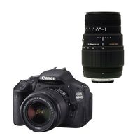 APPAREIL PHOTO NUMERIQUE CANON EOS 600D + 18-55mm + SIGMA 70-300
