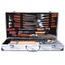  Malette Barbecue pro accessoires manche en bois