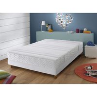 SOMMIER ET MATELAS  DUNLOPILLO MEMORY Ensemble 140x190cm Aérotex