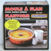 MOULE - PLAQUE A PATISSERIE Moule à Flan pour Micro-Ondes 20cm transparent