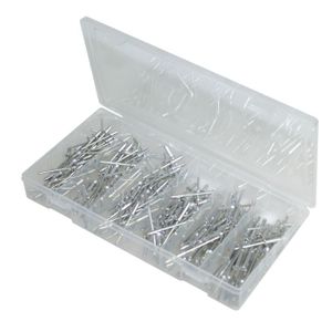 AUTOBEST Coffret De 300 Rivets 3,2 mm, Long Assortiis
