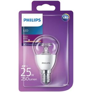 PHILIPS Ampoule LED E14 4W équivalence 25W
