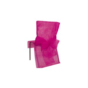 housse de chaise fushia