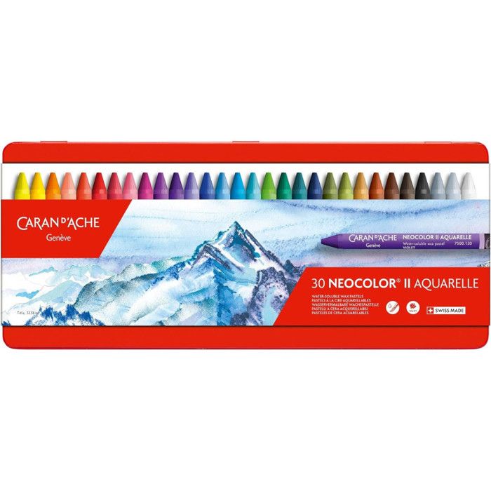 Neocolor II 30 Crayons cire aquarellable Achat / Vente crayon de