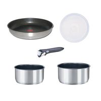 BATTERIE DE CUISINE  TEFAL INGENIO Set 5 pièces inox induction