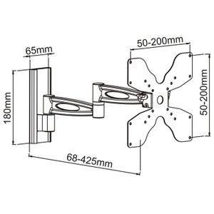 INOTEK LCD302 Orientable 180° / TV 17" à 37"