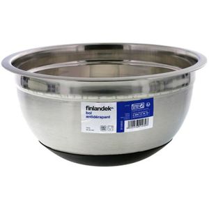 Bol inox fond anti-dérapant 20 cm
