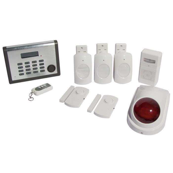 Kit alarme sans fil CHACON 34930. Alarme sans fil CHACON