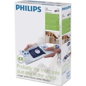Accessoire aspirateur - PHILIPS FC8023/04 Sacs S-bag anti-odeur 3L - lot de 4