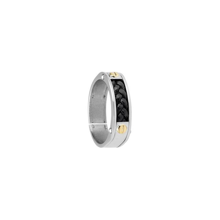 Bague alliance JOURDAN Acier, Or Jaune 7501000 (0 - Ravissante bague ...