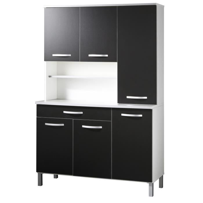 buffet de cuisine noir