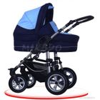 POUSSETTE  Poussette 3 en 1 landau maxi cosy assise canne