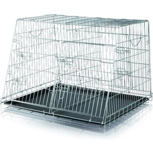 TRIXIE Double cage de transport chien 93x68x79 cm