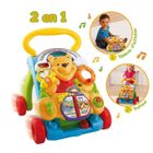 PORTEUR-POUSSEUR-DRAISIENNE-TRICYCLE WINNIE Trotteur parlant 2 en 1