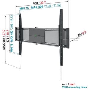 VOGEL'S EFW 8305 / Fixe / TV de 32" à 50"