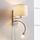 Florens - applique textile avec liseuse LED