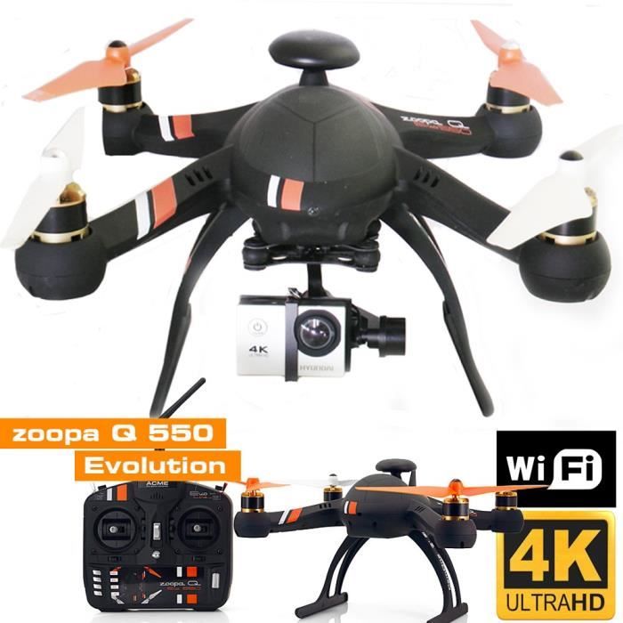 Drone Zoopa EVO Q550 4K Wifi avec nacelle motorisée 2 Axes Achat / Vente drone Soldes* d’été