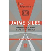 ART / CINEMA / MUSIQUE Jaime Siles ; une poésie de la pensée et une pe...
