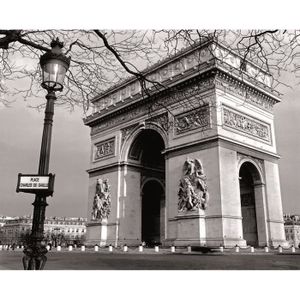 Affiche papier - L'Arc de Triomphe déserté - Carrara - 40x50 cm