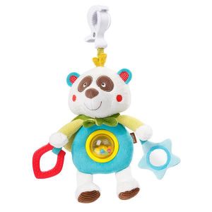 BABYSUN Doudou d'activités - Pince clip Panda - Jungle Heroes