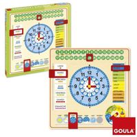Horloge calendrier Français Horloge calendrier Français