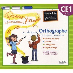 SCOLAIRE / UNIVERSITAIRES Passe-Passe; orthographe ; CE1 SCOLAIRE / UNIVERSITAIRES Passe-Passe; orthographe ; CE1