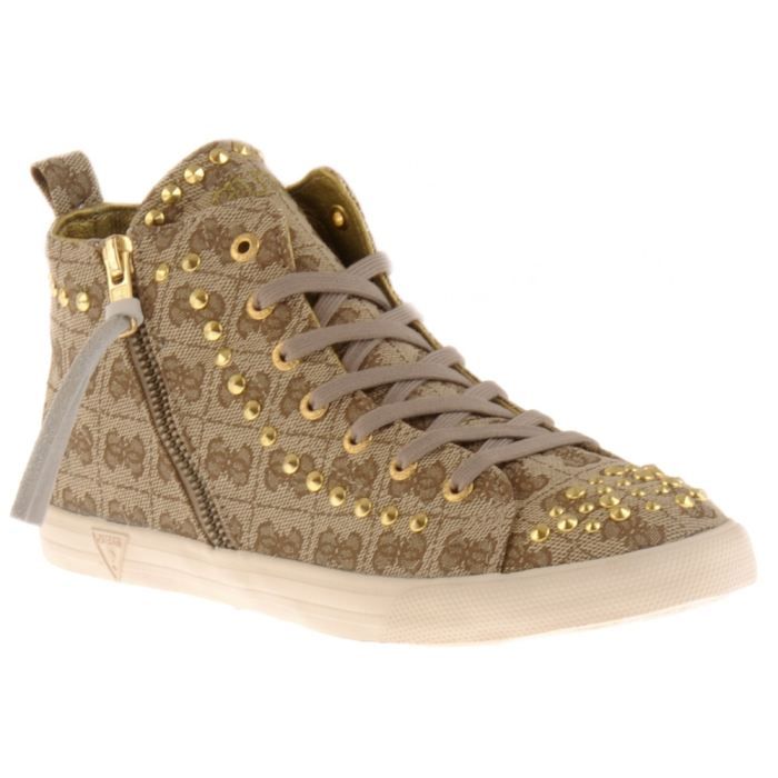 baskets compensées guess