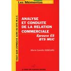 SCOLAIRE / UNIVERSITAIRES Analyse conduite relation commerciale