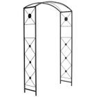  Arche décorative anthracite 140x45x230cm