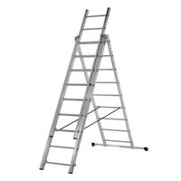 ECHELLE - ESCABEAU  Echelle Transformable 3 plans à base rapportée