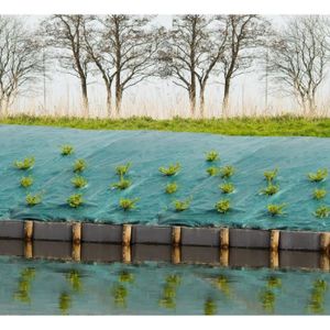 Toile de paillage paysages - vert 90 gr/m?- 5,2x5m