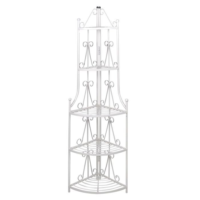 etagere d'angle acier