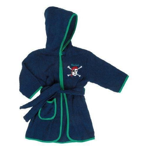 Playshoes Peignoir Garçon Hooded Bathrobe Pirate Bleu Original