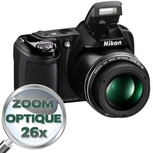 APPAREIL PHOTO BRIDGE NIKON L330 Bridge Noir - 20 MP Zoom 26x APPAREIL PHOTO BRIDGE NIKON L330 Bridge Noir - 20 MP Zoom 26x